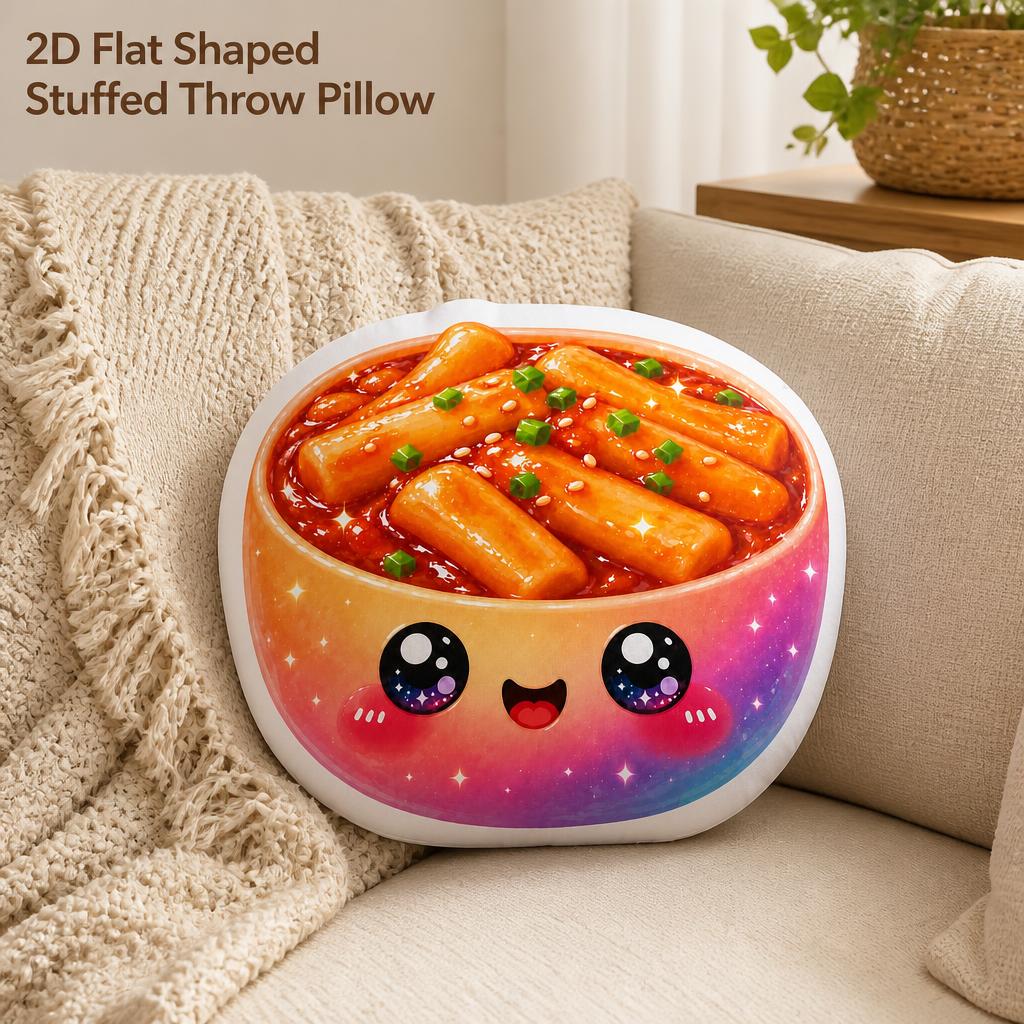 Tteokbokki Rice Cake - Tteokbokki Kawaii Kore Yemeği Acılı Pirinç