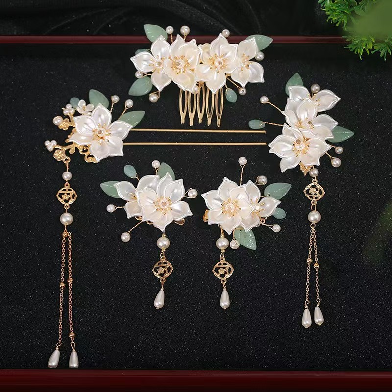 Hanbok Hair Pin - Çay Çiçeği Hanfu Antik Tarz Saç