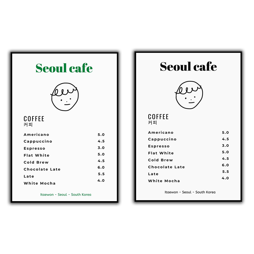 South Korea Lifestyle - Seul Cafe Baskı Duvar Sanatı Yazdırılabilir