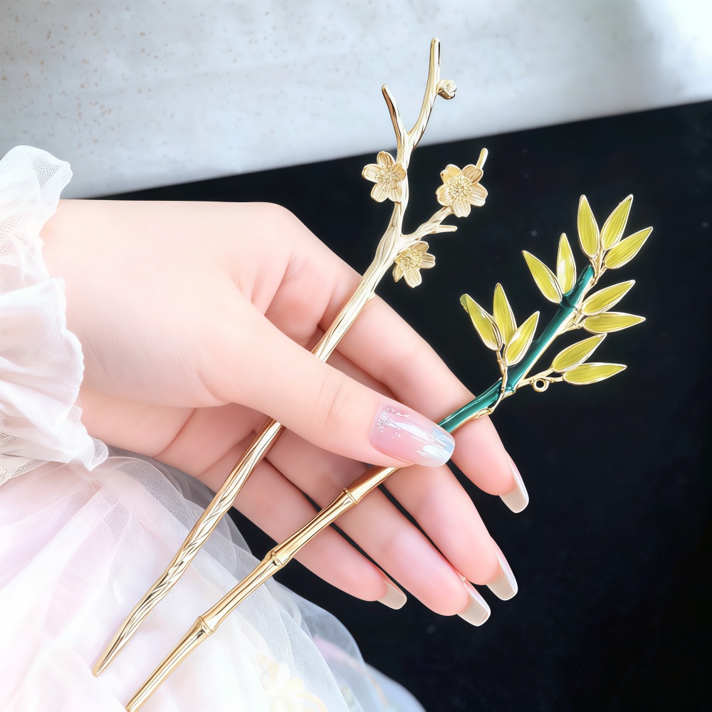 Emaye alaşımlı saç tokası kadı - Hanbok Hair Pin incelemesi ve fiyatı