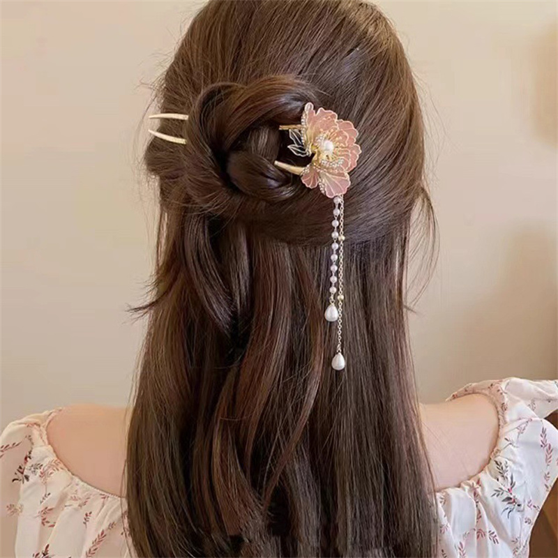 Püsküllü Hanfu Saç Çubukları B - Hanbok Hair Pin incelemesi ve fiyatı