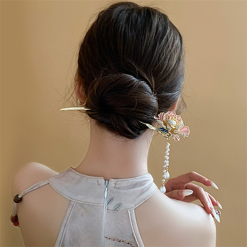 Püsküllü Hanfu Saç Çubukları B - Hanbok Hair Pin incelemesi ve fiyatı