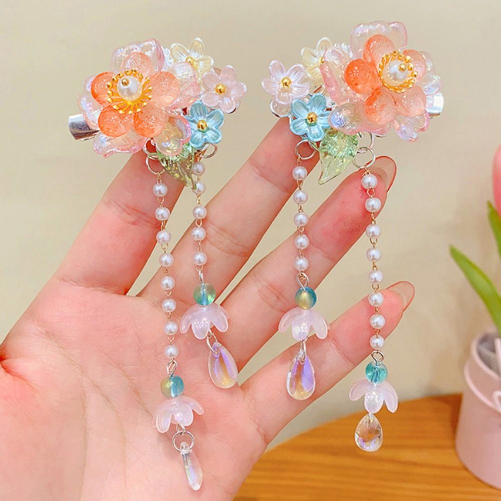 Moda Pembe Saç Tokası Çiçek Pü - Hanbok Hair Pin incelemesi ve fiyatı