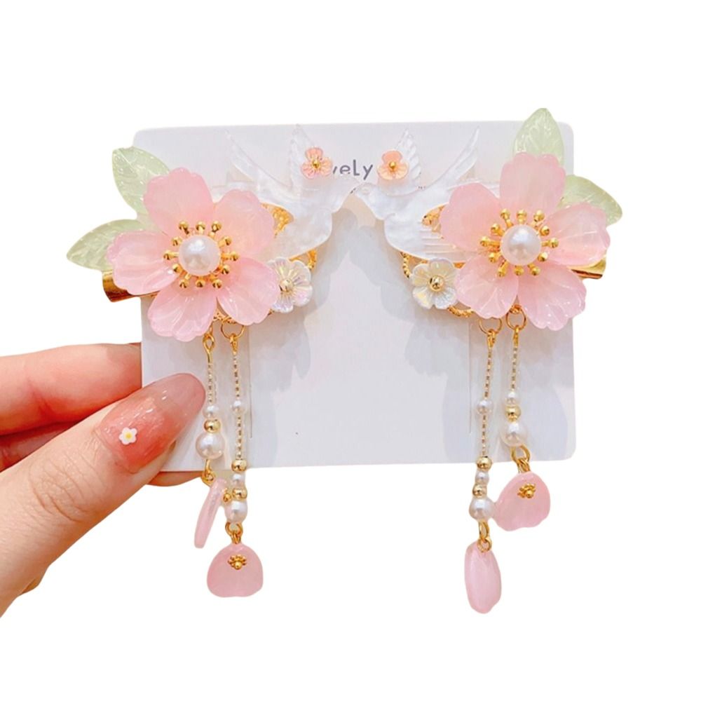 Moda Pembe Saç Tokası Çiçek Pü - Hanbok Hair Pin incelemesi ve fiyatı