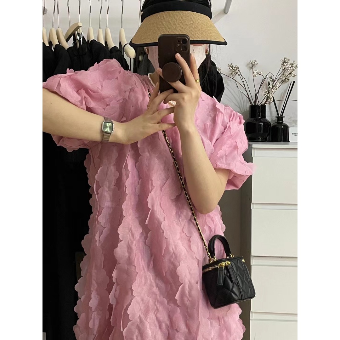Çiçekli Balon Kol Elbise Kore  - The Korean Lifestyle incelemesi ve fiyatı