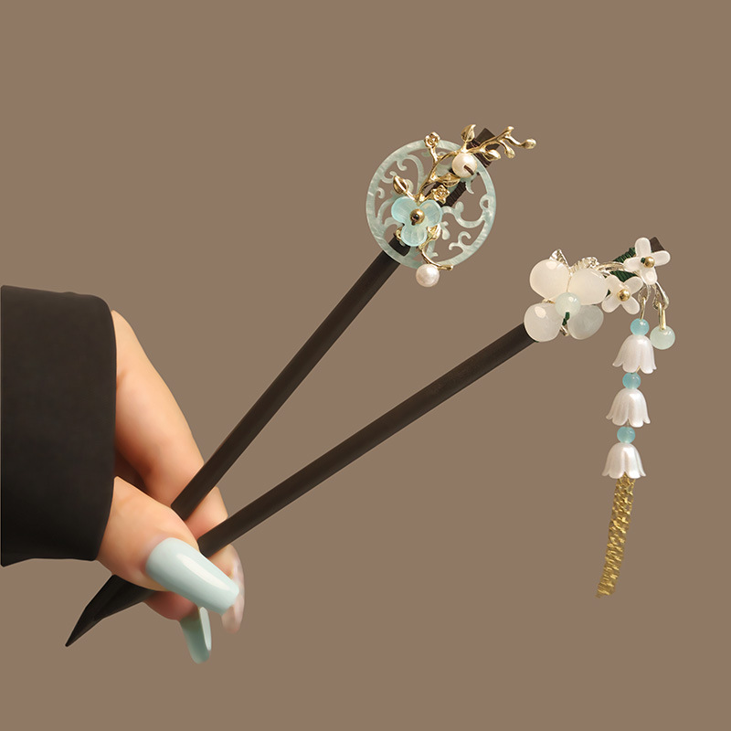 Çiçek Püskül Inci Saç Sopa Ahş - Hanbok Hair Pin incelemesi ve fiyatı