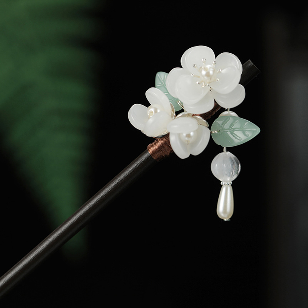 Retro çiçek saç tokası inci sa - Hanbok Hair Pin incelemesi ve fiyatı